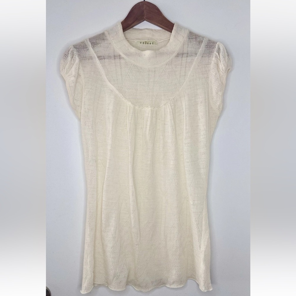 Anthropologie Cream Blouse